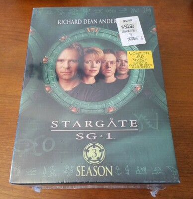 Stargate SG-1: Season 3 (DVD) 5-Disc Set three classic sci-fi tv show series NEW