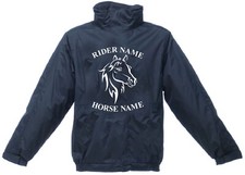 Personalised Regatta Horse Jacket Equestrian Rider Unisex Waterproof Gift Top UK
