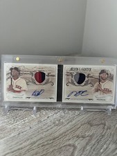 2015 Topps Allen Ginter Dustin Pedroia / Castillo dual auto patch booklet /10