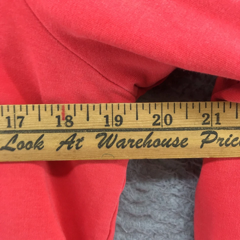 Sudadera con Capucha Talbots Para Mujer L Roja Mezcla de Algodón Manga Larga Pullover con Capucha Foto 4 de 4