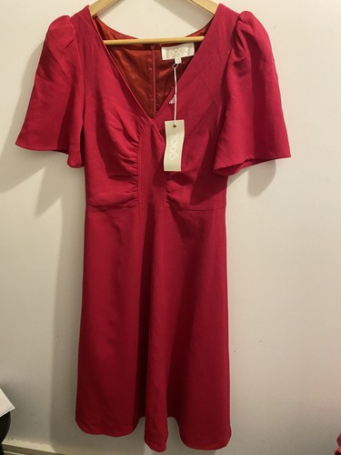 BNWT Goat Wool Crepe Rosemary Tea Dress 