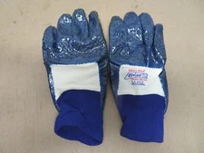 11 prs Showa Best 7000-09 M Nitri-Pro Palm-Coated Nitrile Gloves Cotton Liner