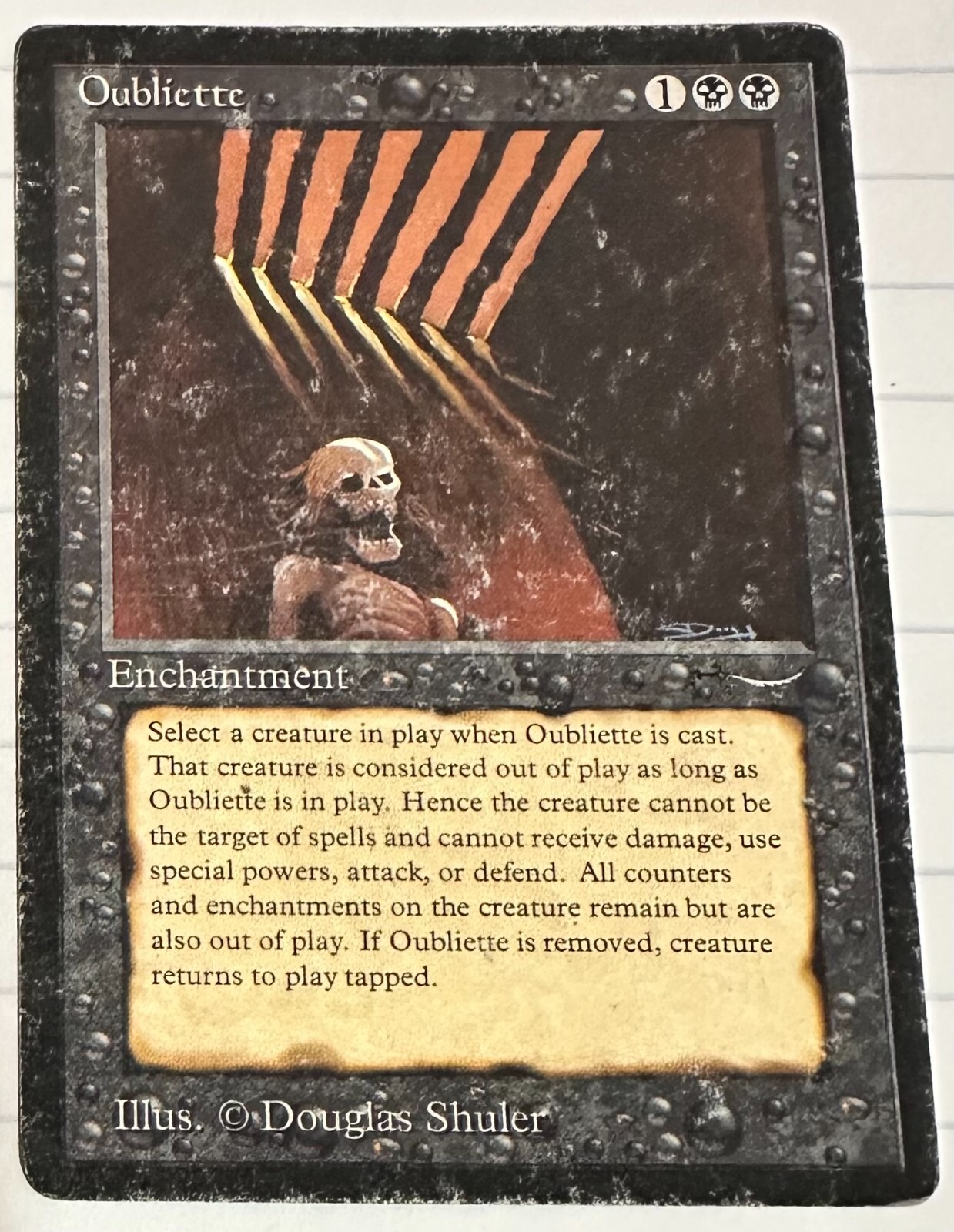 Vintage Oubliette (Light) 1993 Arabian Nights Regular Magic the Gathering MTG
