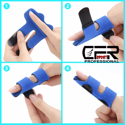 Adjustable Trigger Finger Splint Sleeves Straightener Brace Support Protector - Picture 7 of 18