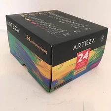 ARTEZA premium acrylic colors 24 tubes 22 ml new
