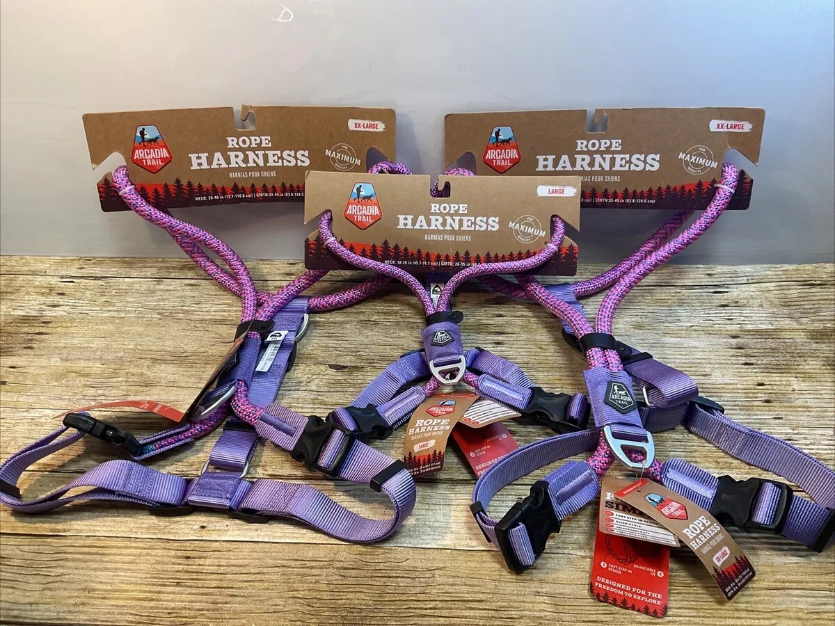 NEW ARCADIA TRAIL DOG Rope Harness Multicolor Maximum Mobility | eBay