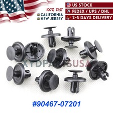 100 Pcs Engine Cover Grille Bumper Retainer Clips for #90467-07211 Toyota/ Lexus