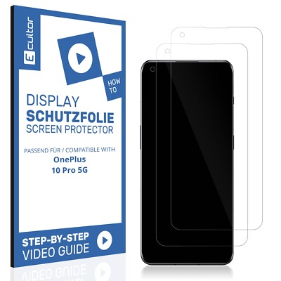 2x 3D Schutzfolie für OnePlus 10 Pro 5G Display Folie Flexibel Full Cover