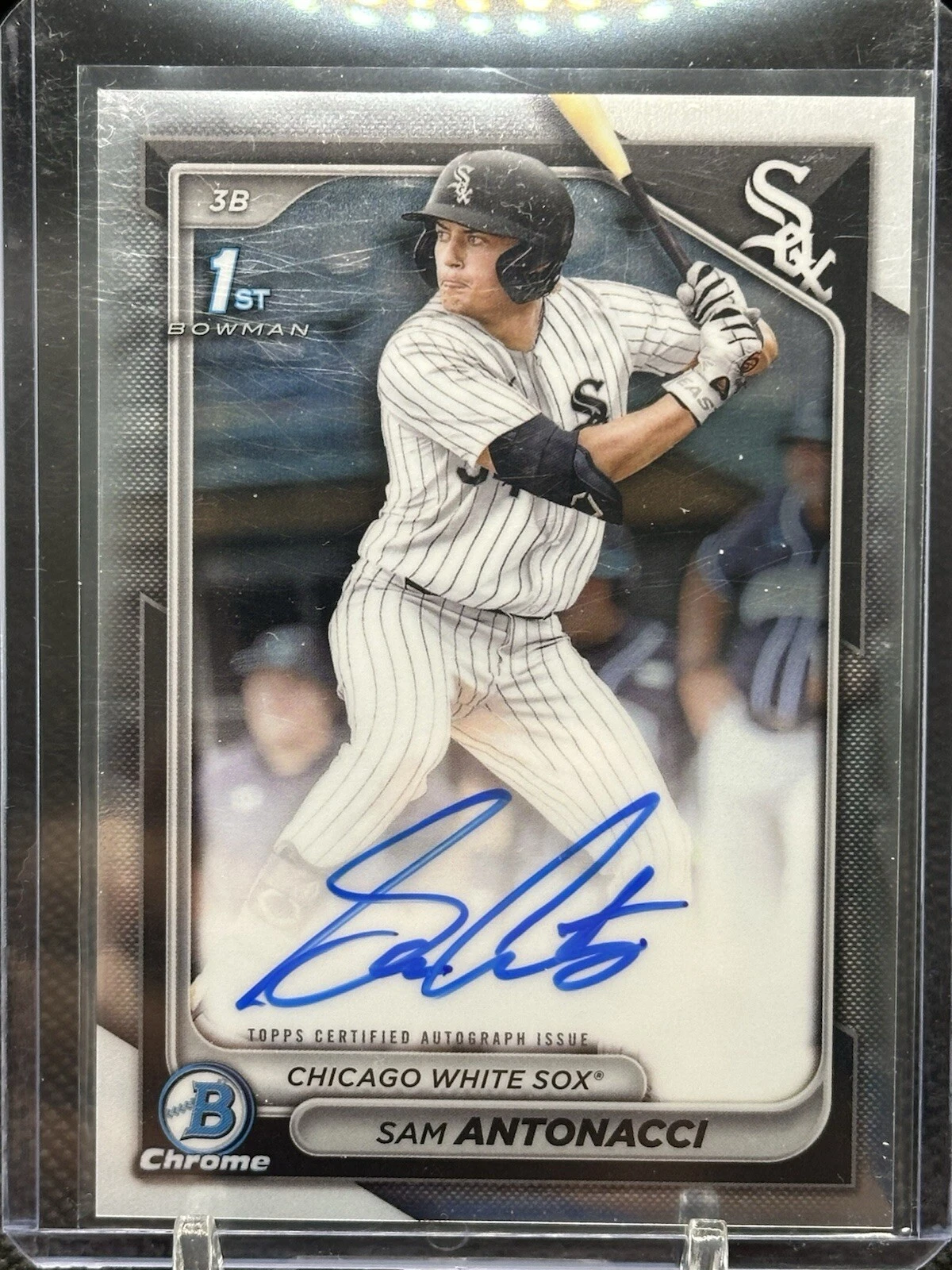 Sam Antonacci 2024 Bowman Draft Chrome Prospect On-Card Autograph 1st Bowman