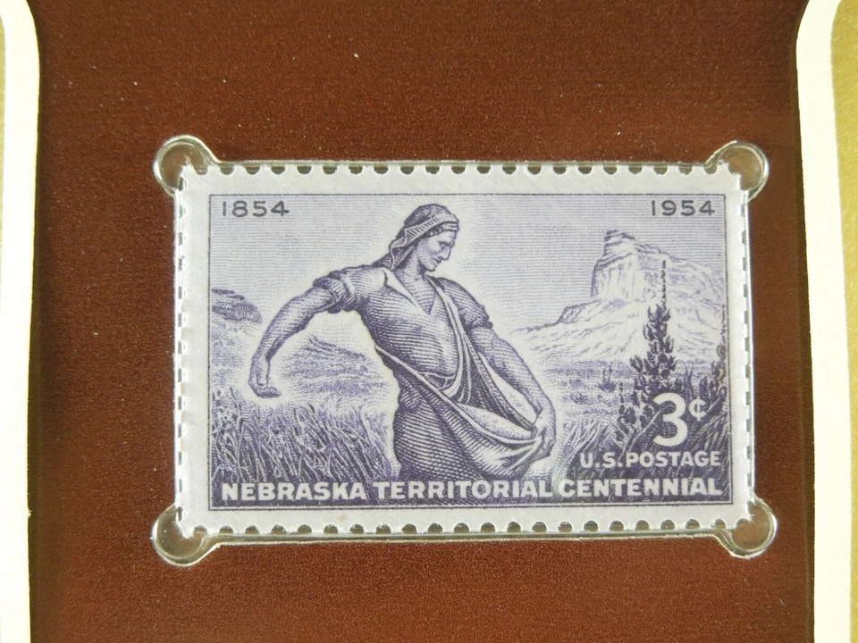 Nebraska Territory 1954 Stamp Oregon Trail Historic America Commemorative Cover - Image 3 of 4