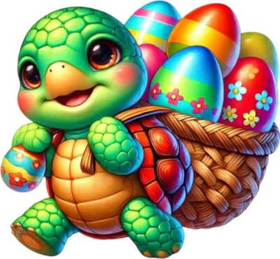 Farbe Ostern Schildkröte Ei Wandbild Schlafzimmer Fenster Vinyl Aufkleber Abziehbild 6 Größen