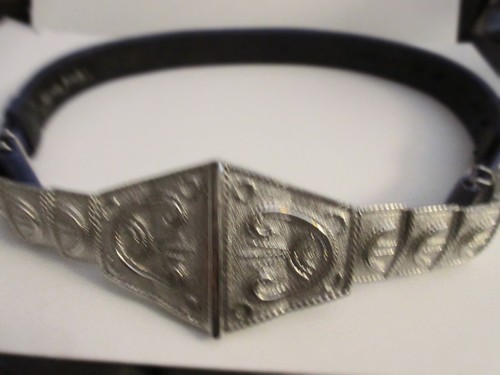 Alexis Kirk silver tone buckle leather type - Picture 4 of 4