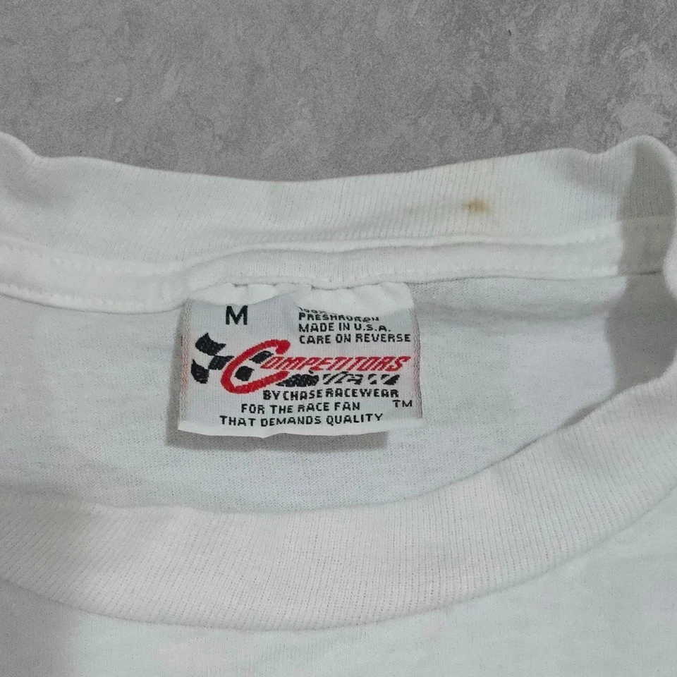 NASCAR Terry Lebonte Corn Flakes All Over Print Shirt AOP Med 90s Vintage - Image 4 of 4