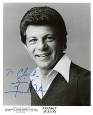 TEEN IDOL Frankie Avalon autograph, signed photo