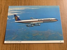 British Caledonian Airways Boeing 707 aircraft postcard