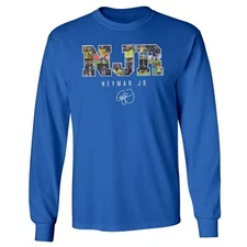 Neymar Tribute - Soccer GOAT Collage Long Sleeve Tshirt
