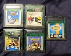 Vintage Lot Of 5 Nintendo Game Boy Color Game Cartridges, Harry Potter, Shrek