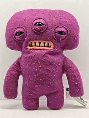 Fuggler Annoyed Alien | Spin Master Blue 3 Eyes Funny Ugly Monster Toy Plush |9''