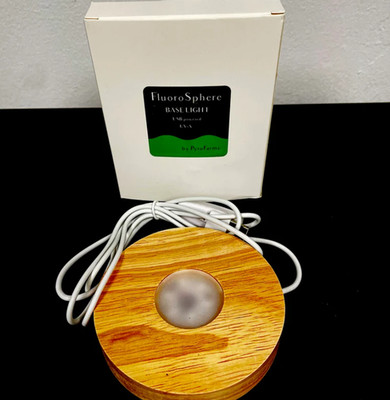 395nm UV Light Display Base USB Powered Wooden Stand FREESHIP USA