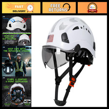 ANSI Z89.1 OSHA Approved Hard Hat - Lightweight Reflective Vented Safety Helmet