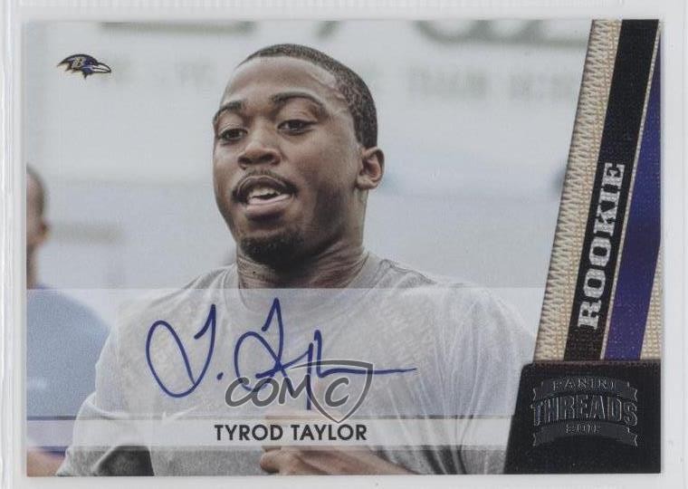 Tyrod Taylor Panini Threads #248 Autograph-Silver