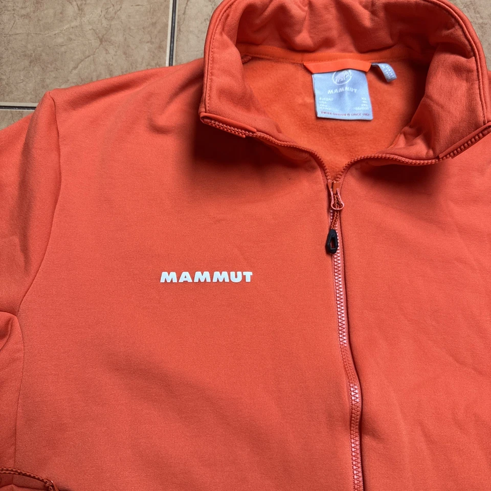 Mammut Light ML 中层夹克女式 XL 码纯色橙色 Polartec — 第 3/4 张图片