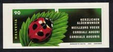 Switzerland Ladybird Greeting Stamp Self-adhesive 2002 MNH SG#1521