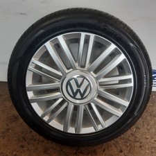 VOLKSWAGEN VW UP 15" FORTALEZA ALLOY WHEEL 1S0601025AR 185/55R15 TYRE REF 2