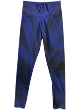 Russo Women's Blue/Black Athletic Leggings EUC