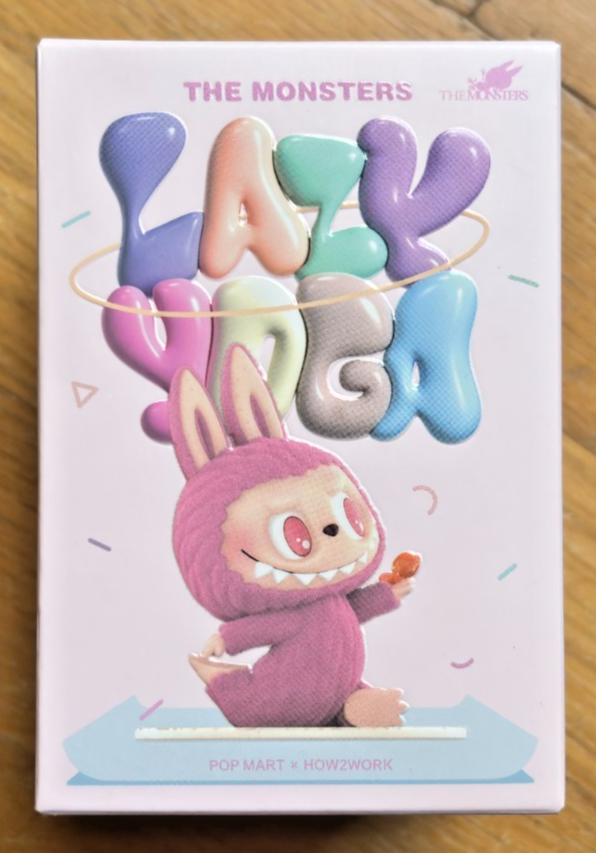 POP MART x Labubu The Monsters Lazy Yoga Series Figure Doll Toy - Confident