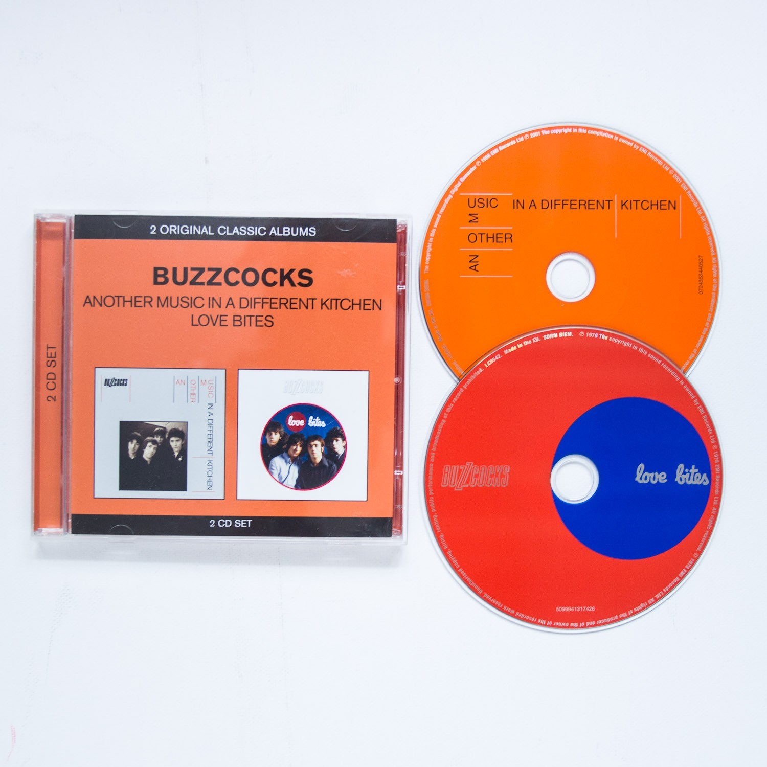 BUZZCOCKS Another Music In A Different Kitchen / Love Bites - 2 CD Classic Album