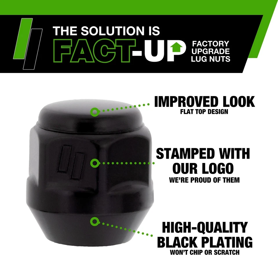 Black Lug Nuts | 2010-2015 Hyundai Tucson | Factory Wheels - Image 4 of 4