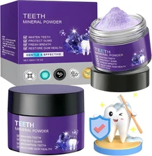 2PCS Teeth Restoration Mineral Powder,Mineral Tooth Powder,Teeth Whitening... 