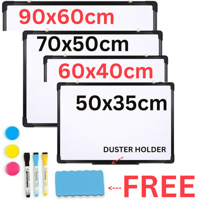 MAGNETISCHES WHITEBOARD KLEIN GROSS WHITEBOARD TROCKEN ABWISCHBAR HINWEIS BÜRO SCHULE ZUHAUSE