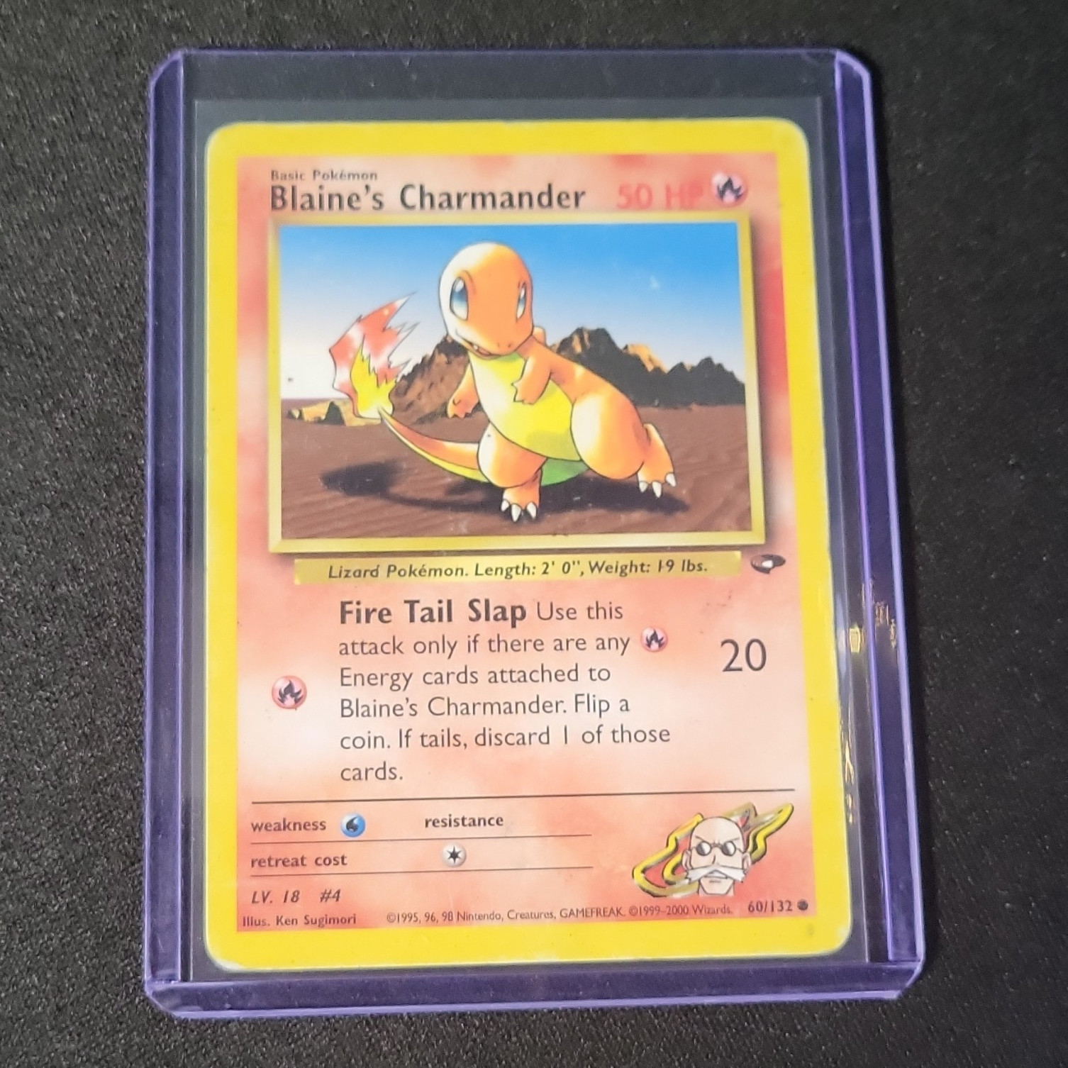 Blaine's Charmander 60/132 Gym Challenge Reg EN