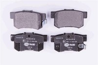 Bremsbelagsatz Scheiben Mit VerschleißWarnung 14,8 Mm Hella FüR U.A. Honda FR-V