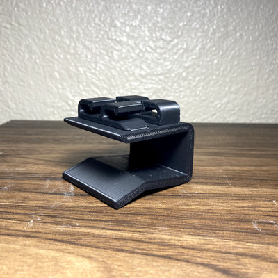 Cable management desk clip for  1 inch desk. Up to 4 cables, 3d printed.