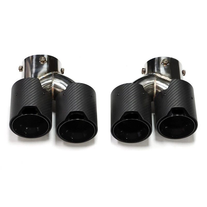 PUNTAS DE ESCAPE M PERFORMANCE QUAD BMW M240I M340I M440I BMW PARA ESCAPE STOCK Foto 4 de 4