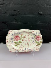 Johnson Brothers Bros Rose Chintz Rechteck Serviertablett Platte 37 cm x 17,5 cm