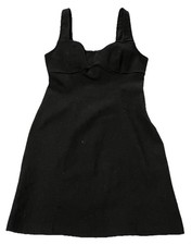 Forever 21 Black Mini Dress Women’s Size M Fitted Sleeveless Bustier Style