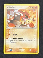 Groudon 5/106 EX Emerald Holo Rare Pokemon Card 2005 NM