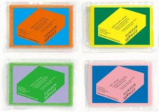 [Sunsun Sponge] Kitchen Sponge 4-Pack, Multi-Purpose for Dishwash, Bath, and Sto