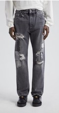 Palm Angels  Destroyed Denim - Black Size 30 