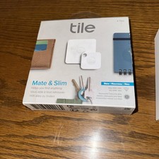 Tile RT16004 Mate and Slim Combo Item Tracker - White/Gray 4 Pack New Sealed