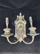 Vintage 2 Light Candle Style Wall Sconce