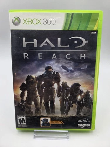 Halo Reach (Microsoft Xbox 360, 2010) - Tested Working - Crack in Disc Center