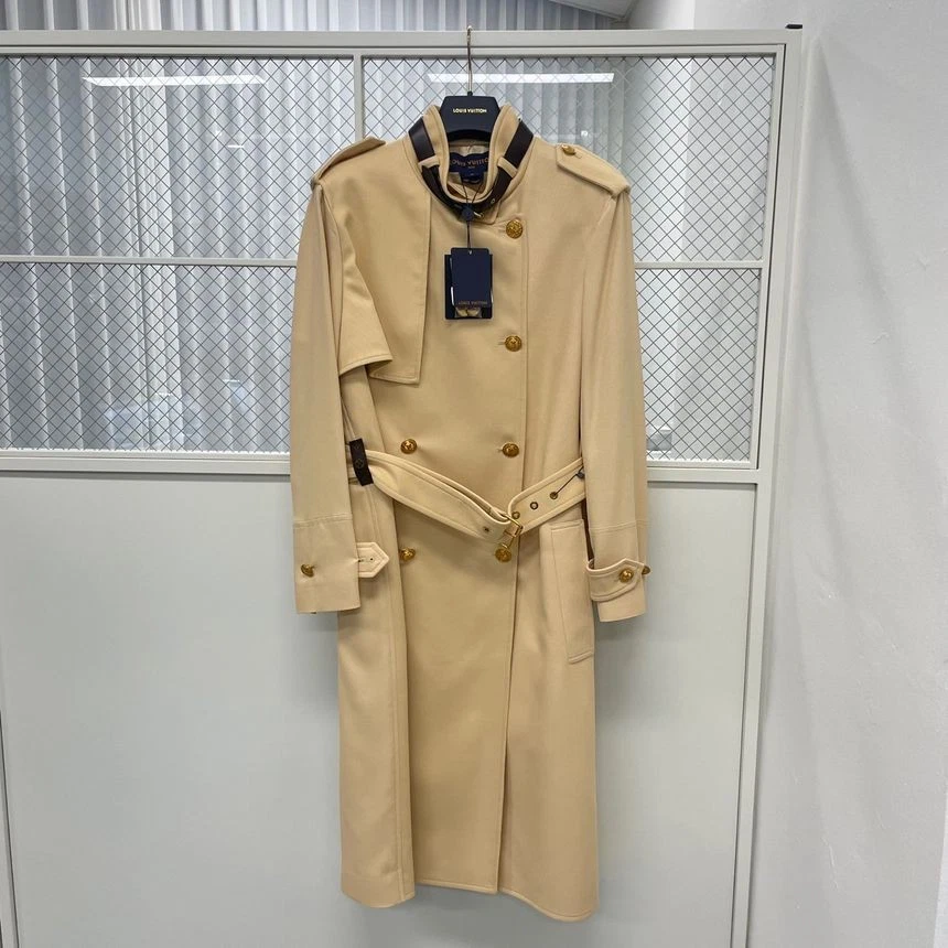 LOUIS VUITTON（LV） Louis Vuitton trench cappotto con colletto cintura 65285793