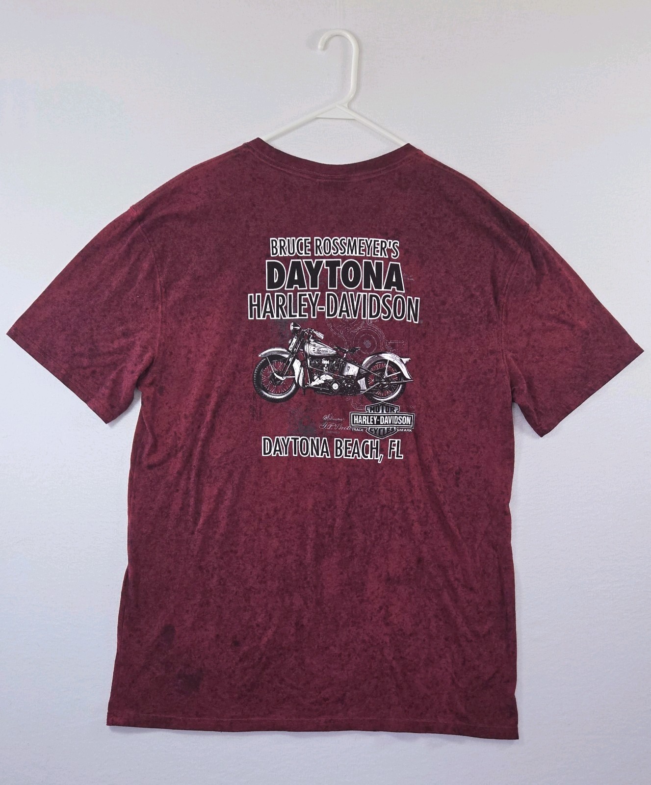 Harley Davidson Freedom Bruce Rossmeyers Daytona Beach Fl. Shirt Mens Sz. XL