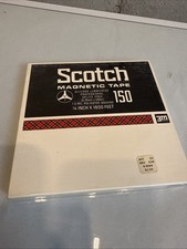 SEALED -SCOTCH Magnetic 150 Blank Reel To Reel 7  Tape 1/4  x 1800 Ft -