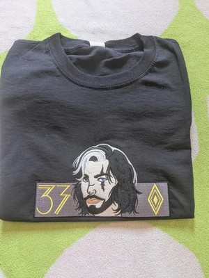 Clair Obscur Expedition 33  Full Chest Embroidered T-Shirt